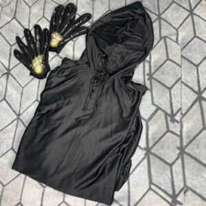 Adult Skeleton Cape Cloak Halloween Costume